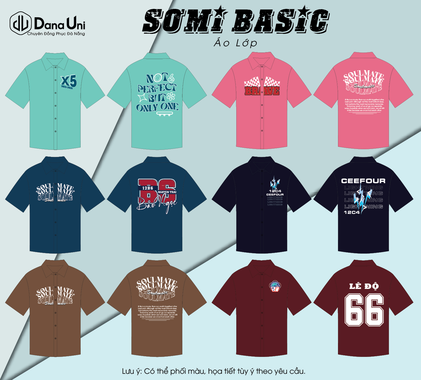 Áo lớp sơ mi Basic Đà Nẵng