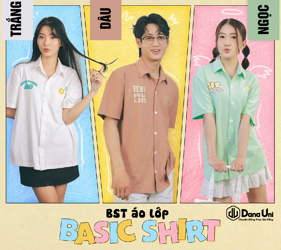 áo lớp trường Diên Hồng Hải Châu